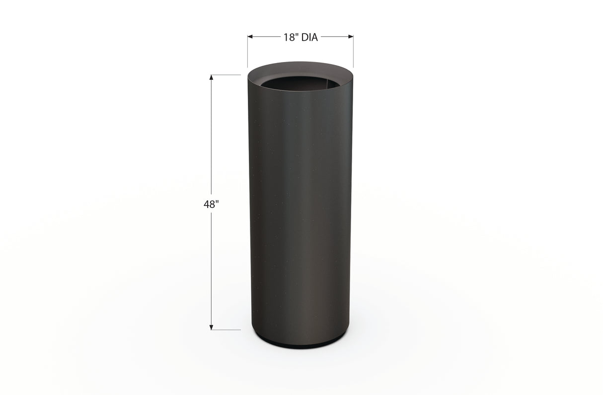 Aluminum Round Planter – 12" to 20" DIA