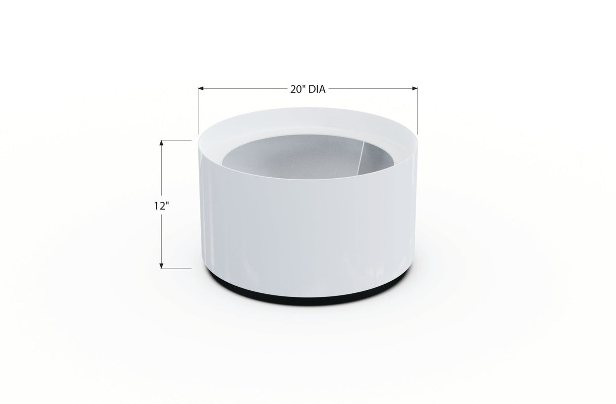 Aluminum Round Planter - Plantercraft