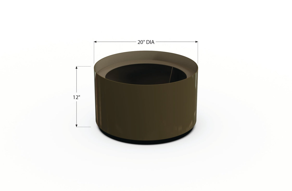 Aluminum Round Planter - Plantercraft