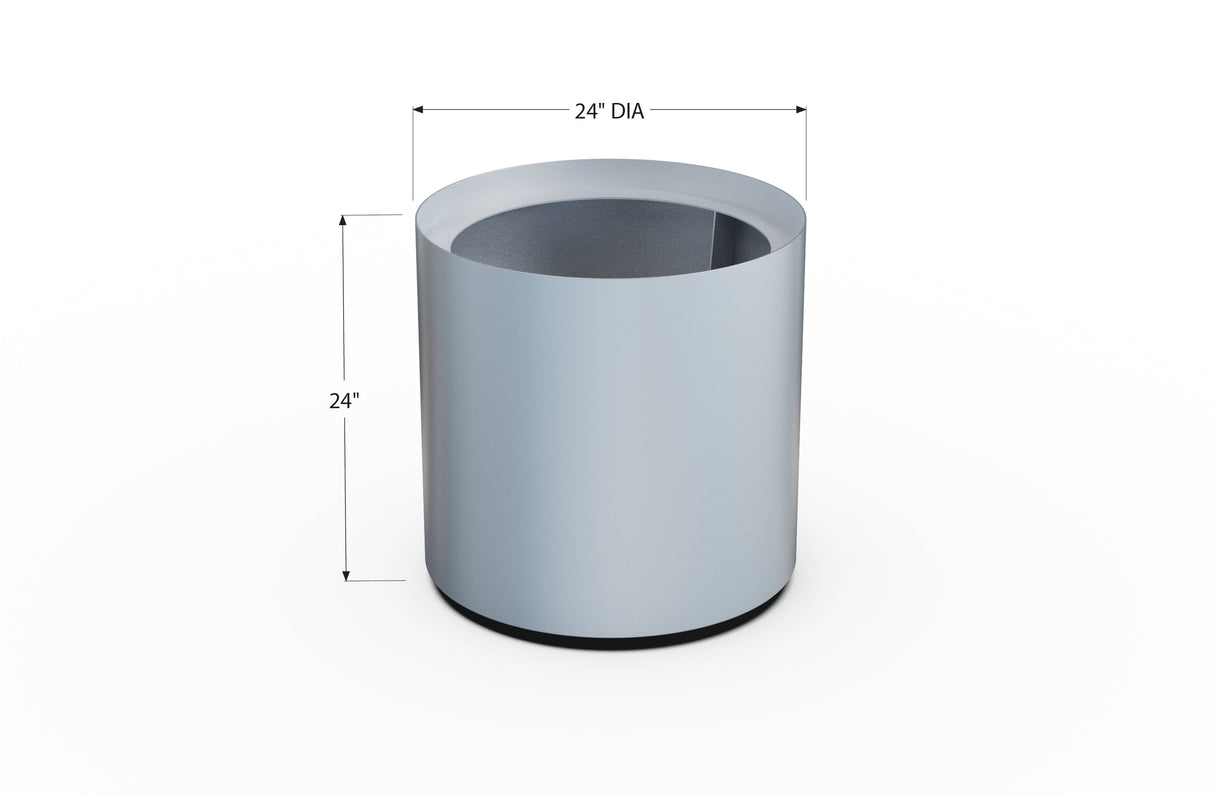 Aluminum Round Planter – 24" to 36" DIA