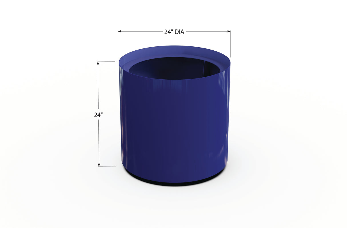 Aluminum Round Planter – 24" to 36" DIA