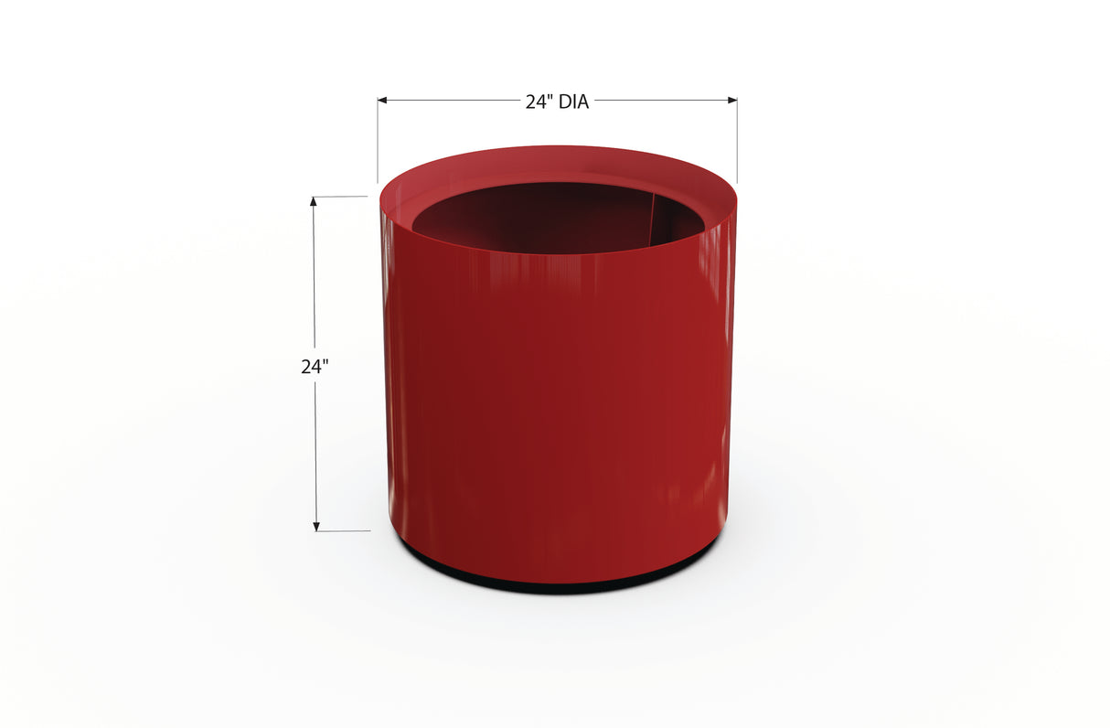 Aluminum Round Planter – 24" to 36" DIA