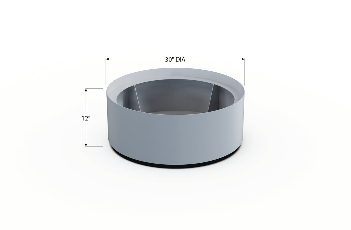 Aluminum Round Planter – 24" to 36" DIA