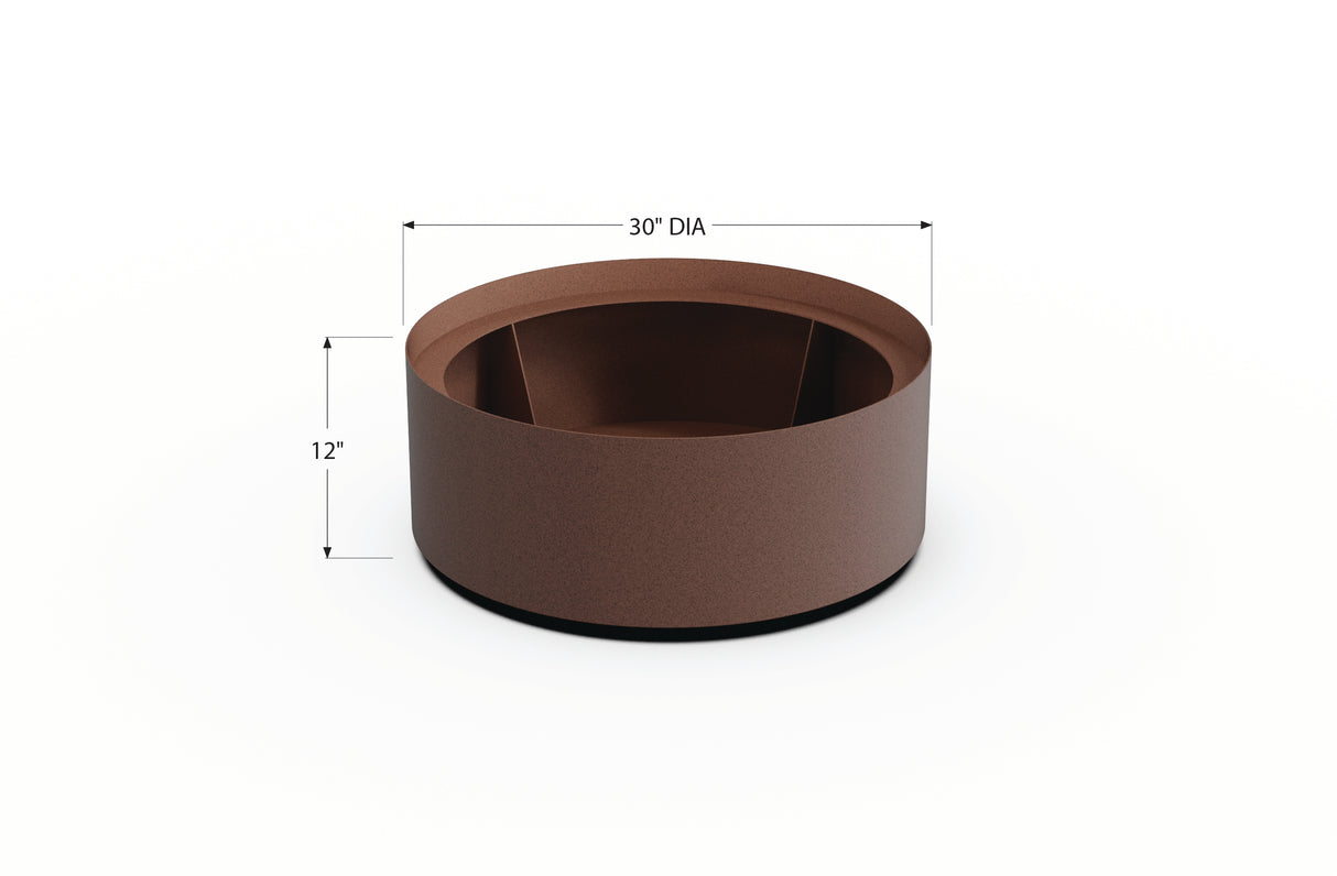 Aluminum Round Planter – 24" to 36" DIA