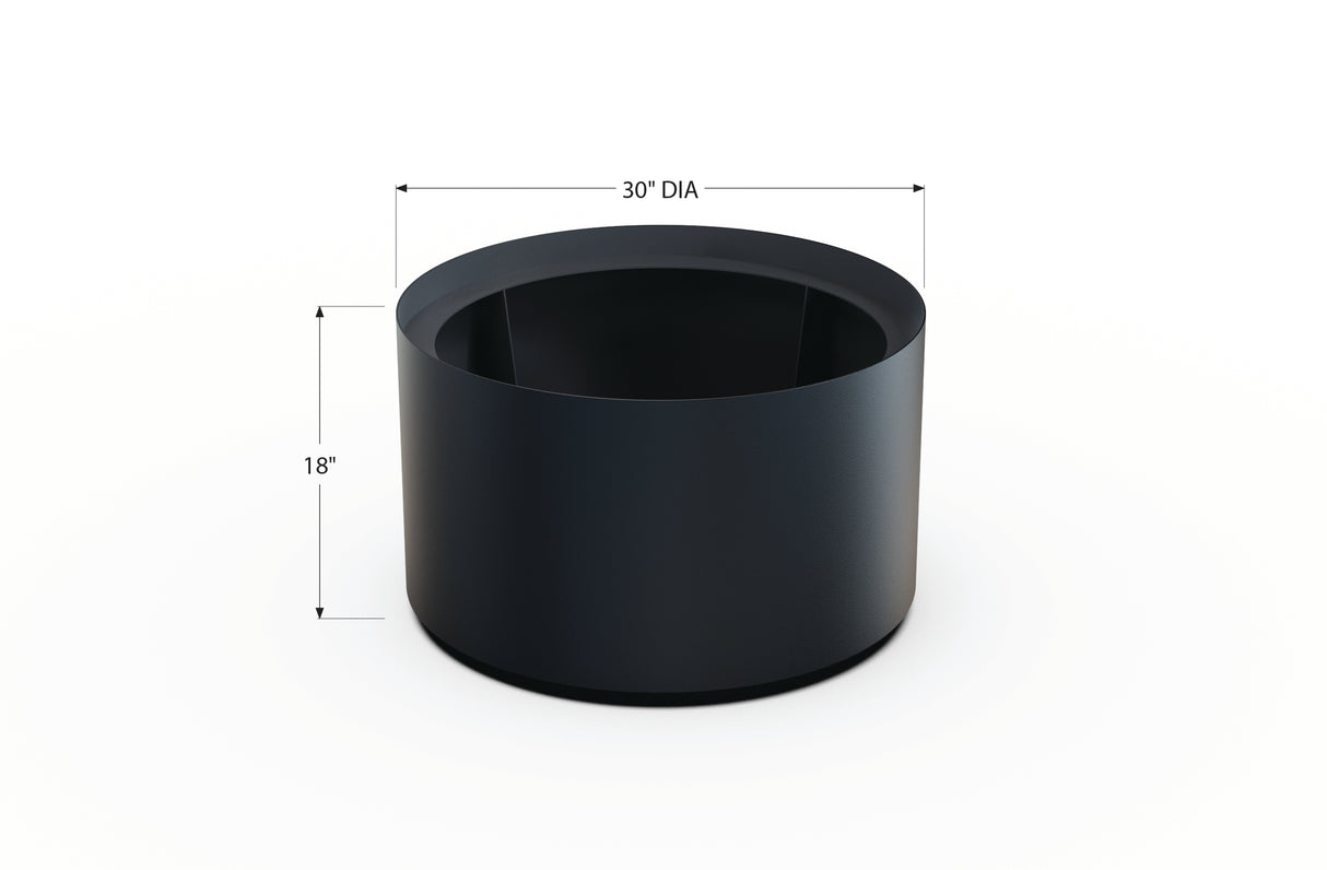 Aluminum Round Planter – 24" to 36" DIA