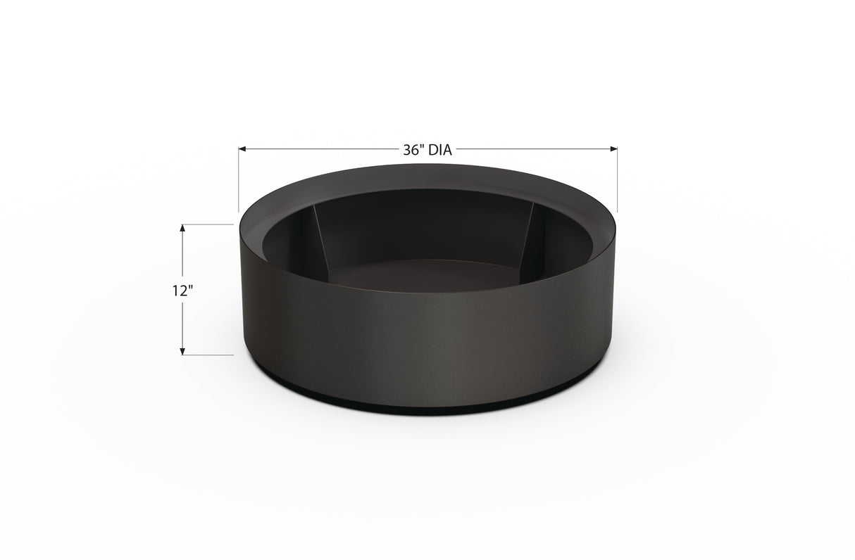 Aluminum Round Planter – 24" to 36" DIA