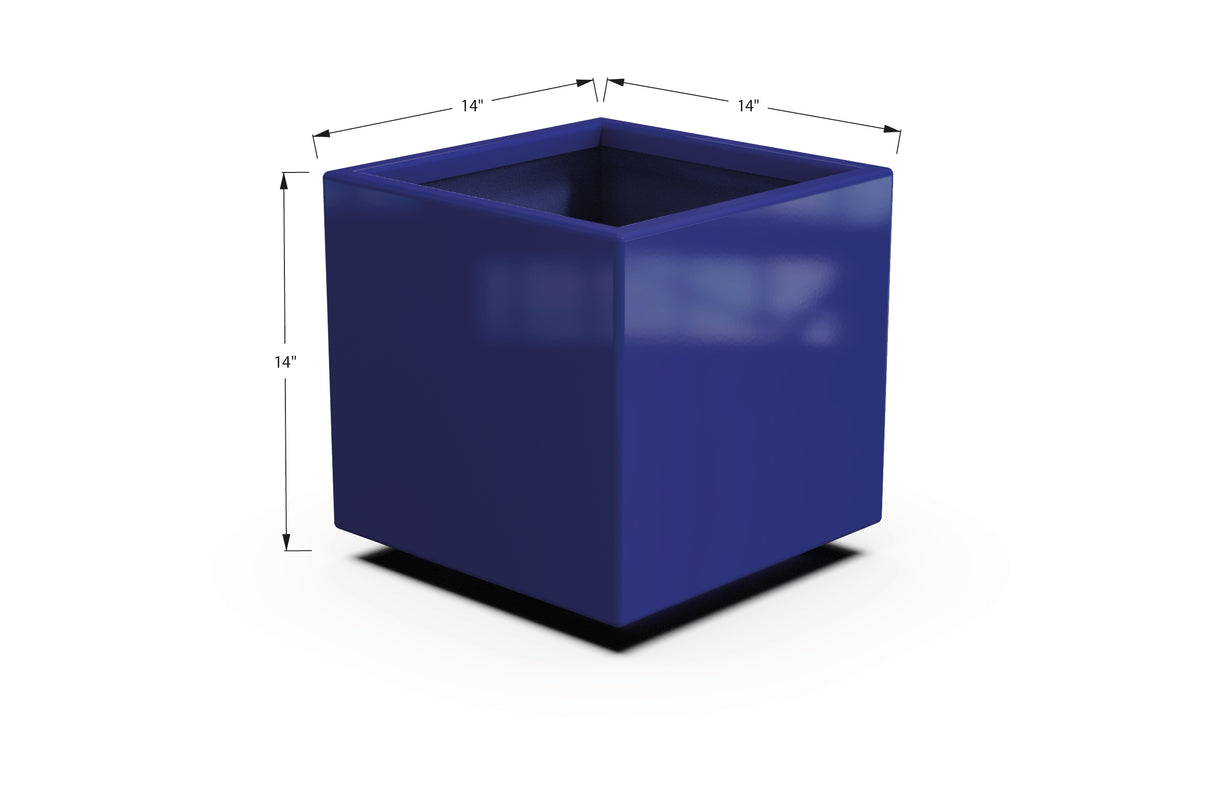 Aluminum Square & Cube Planter – 12" to 24" H