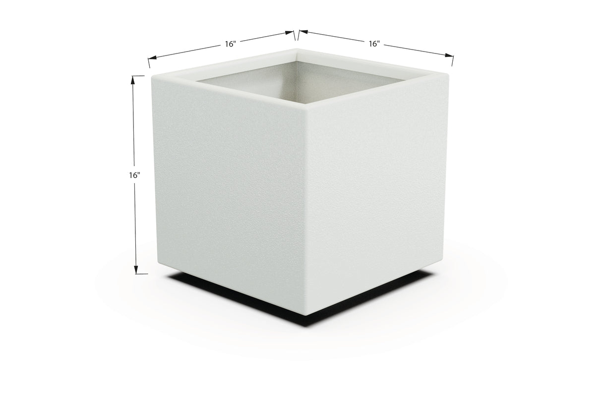 Aluminum Square & Cube Planter – 12" to 24" H