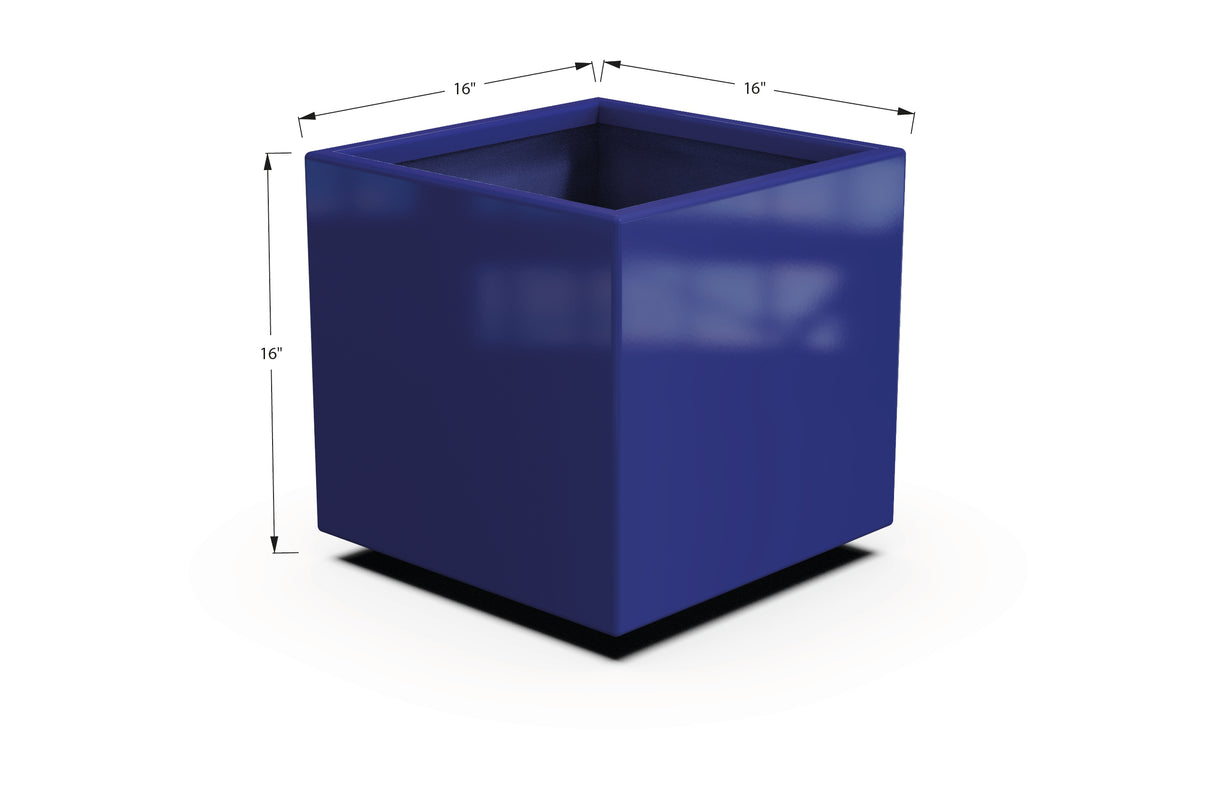 Aluminum Square & Cube Planter – 12" to 24" H