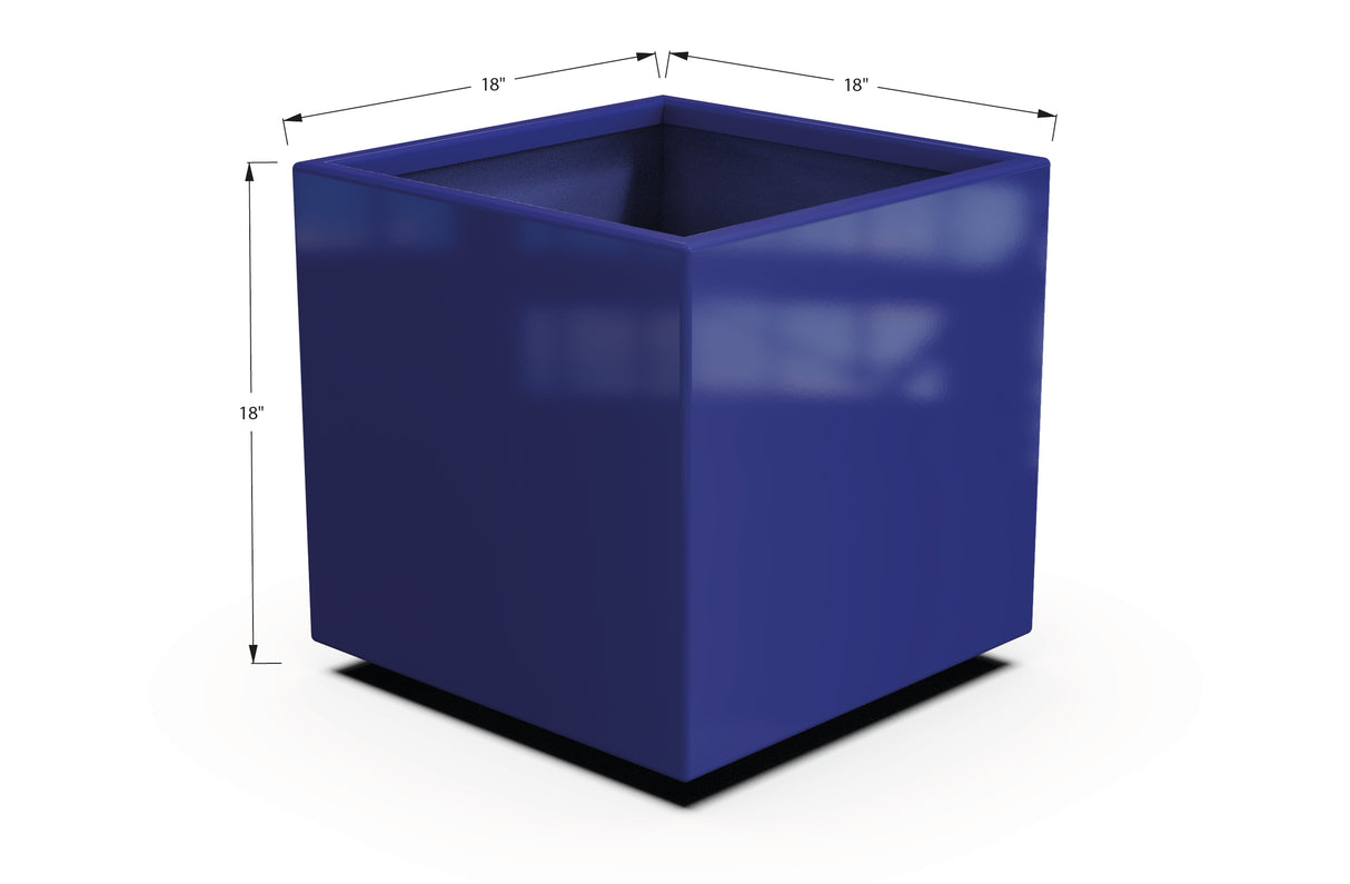 Aluminum Square & Cube Planter – 12" to 24" H