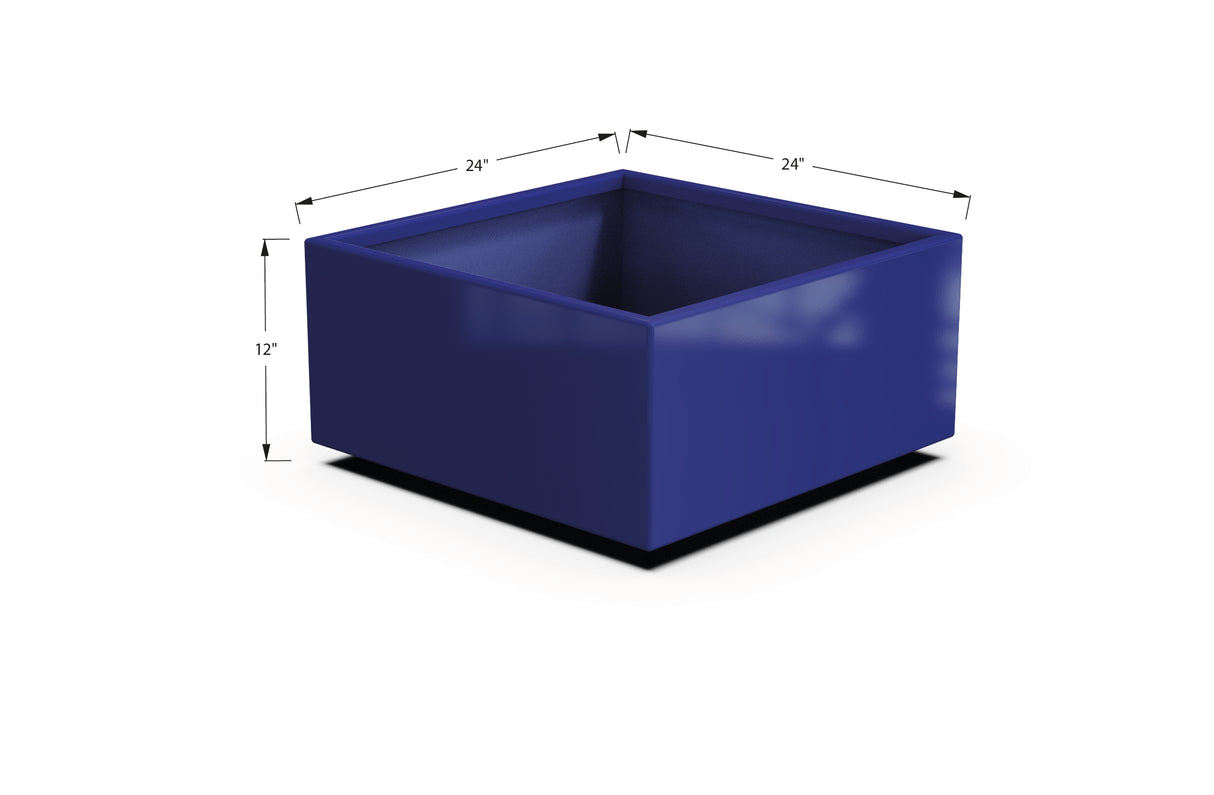 Aluminum Square & Cube Planter – 12" to 24" H