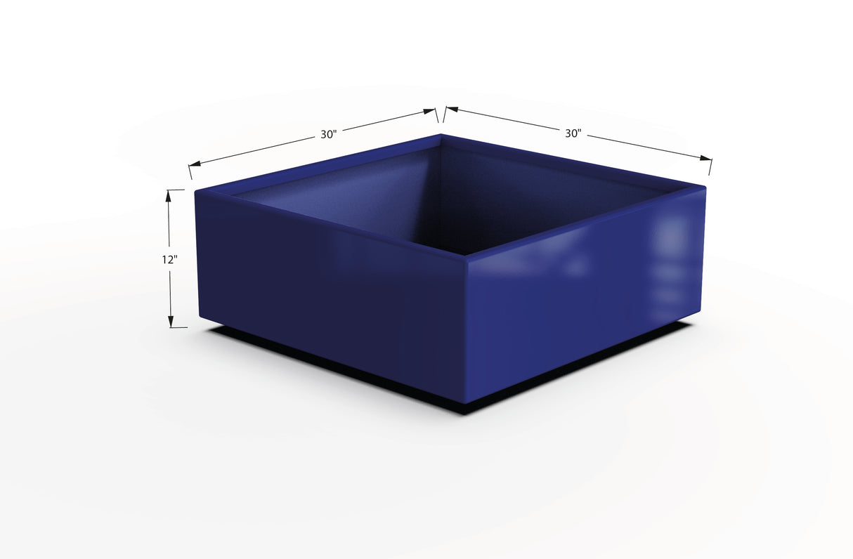 Aluminum Square & Cube Planter – 12" to 24" H