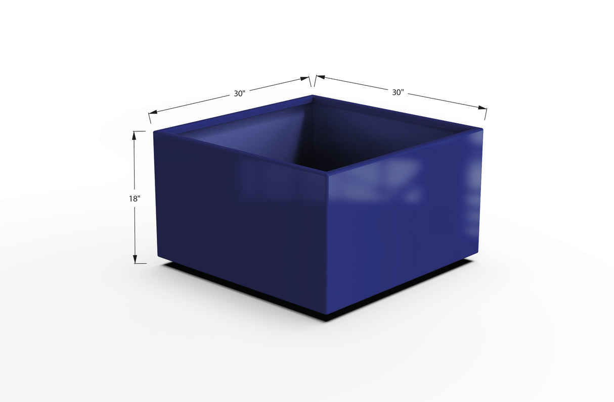 Aluminum Square & Cube Planter – 12" to 24" H