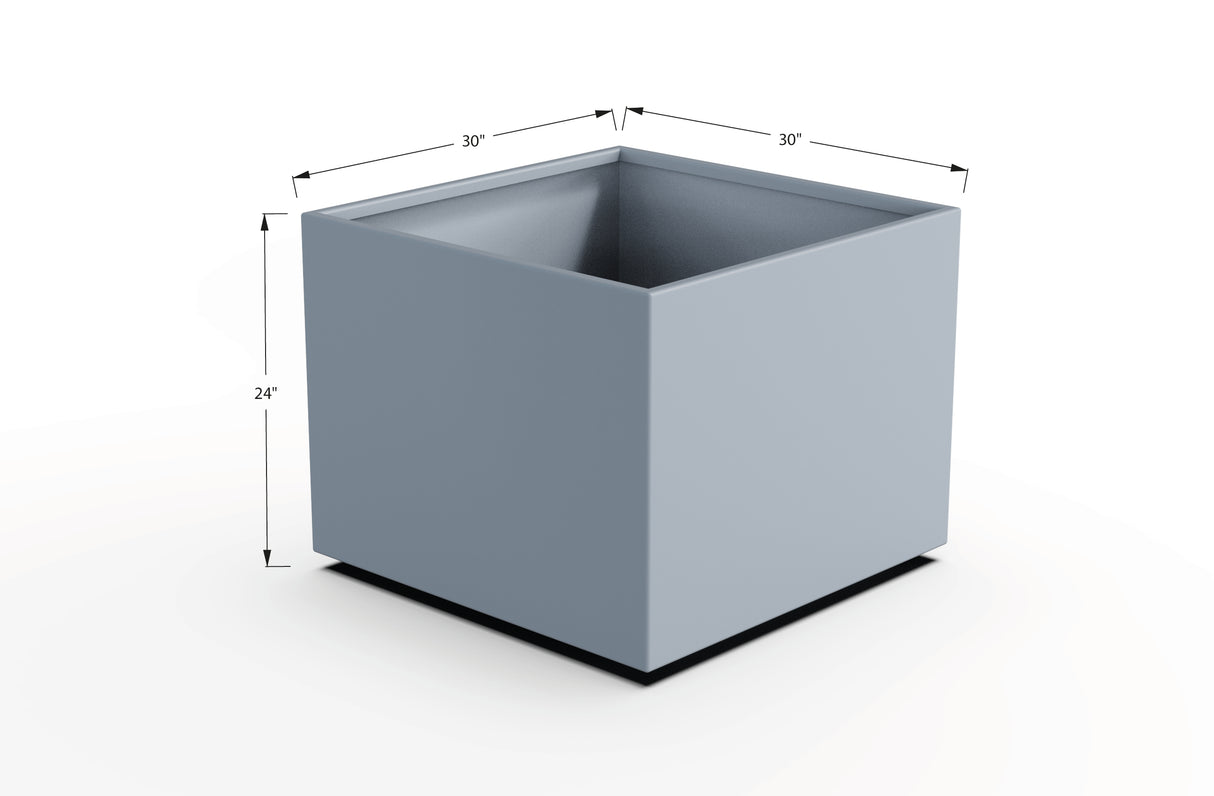 Aluminum Square & Cube Planter – 12" to 24" H
