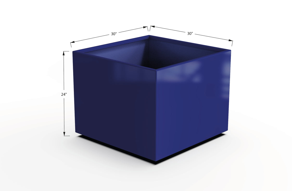 Aluminum Square & Cube Planter – 12" to 24" H