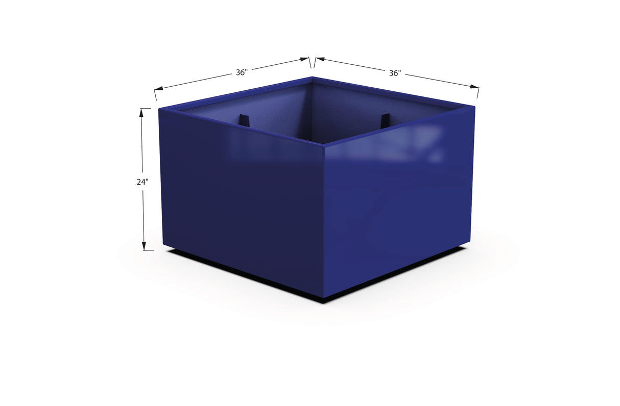 Aluminum Square & Cube Planter – 12" to 24" H
