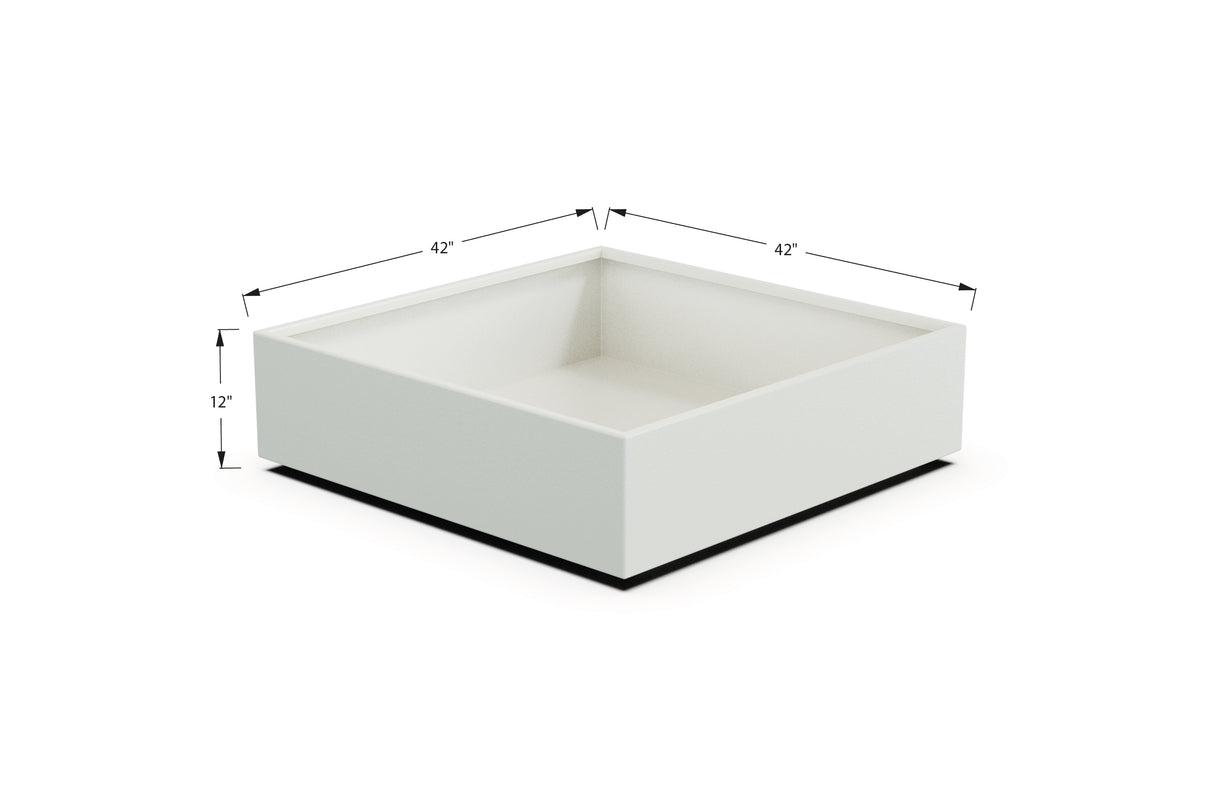 Aluminum Square & Cube Planter – 12" to 24" H