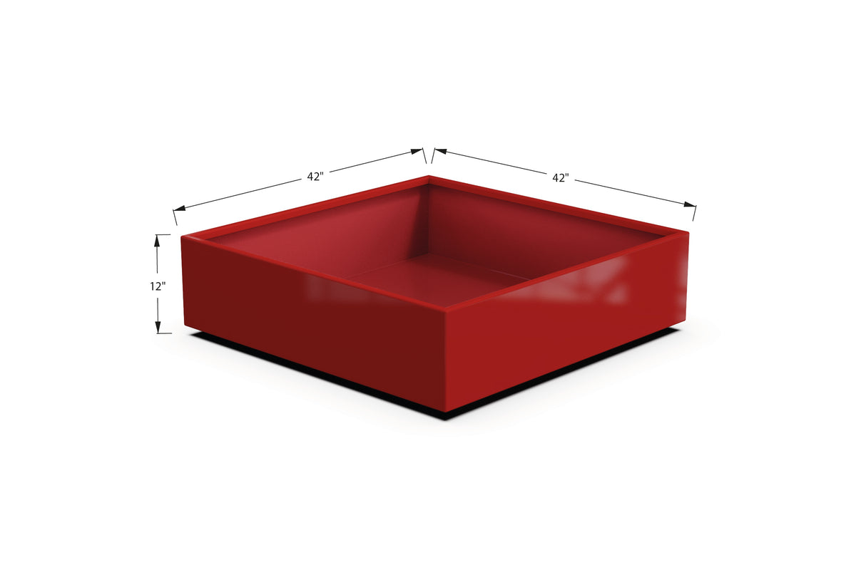 Aluminum Square & Cube Planter – 12" to 24" H