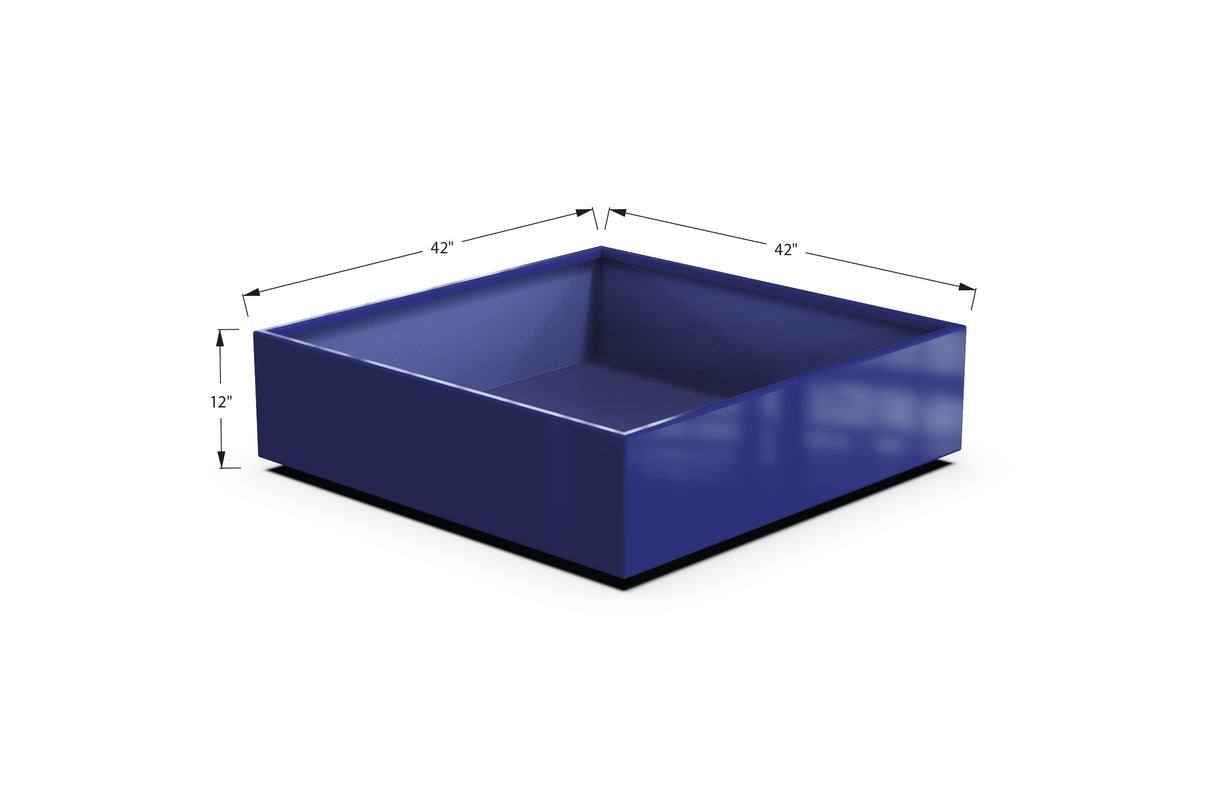 Aluminum Square & Cube Planter – 12" to 24" H