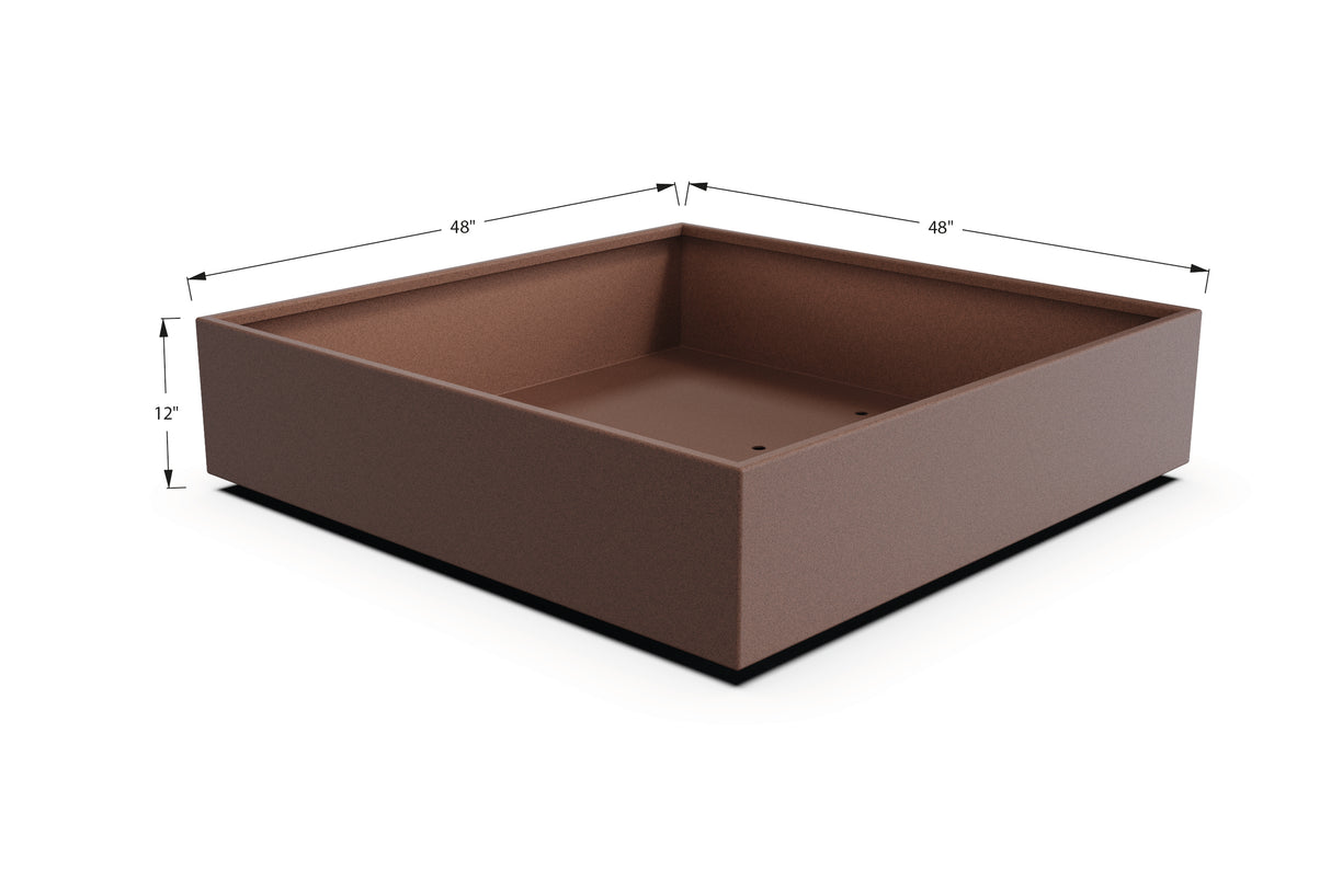 Aluminum Square & Cube Planter – 12" to 24" H