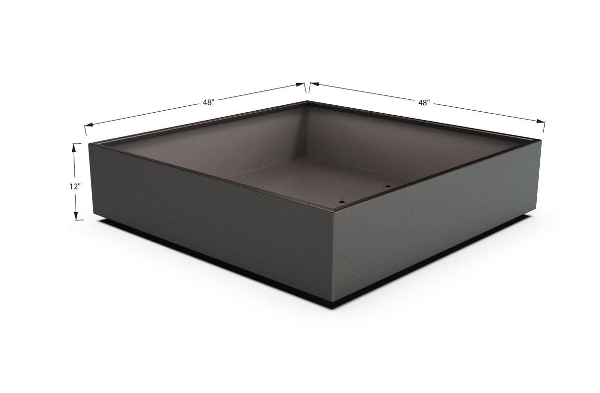 Aluminum Square & Cube Planter – 12" to 24" H