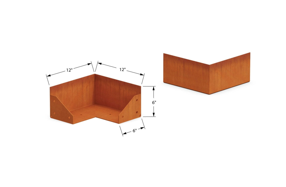 Corten Steel Corner Edging - Plantercraft