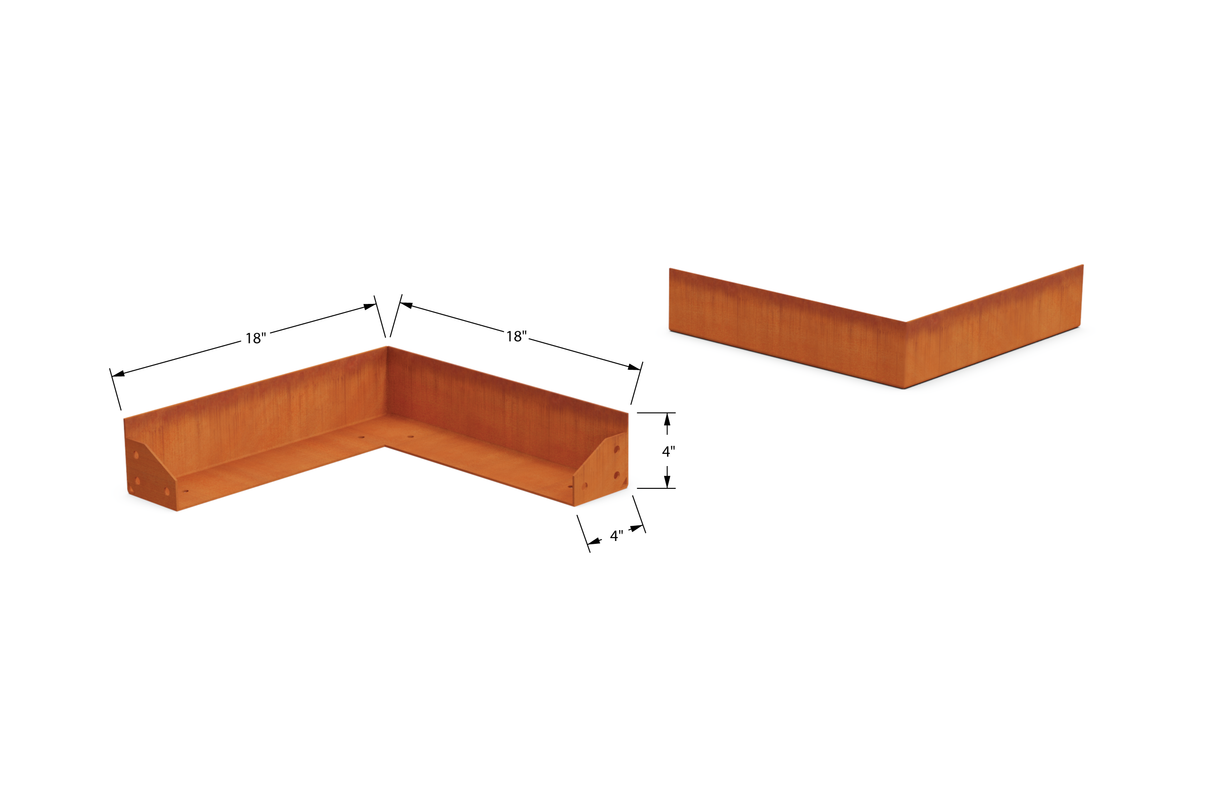 Corten Steel Corner Edging