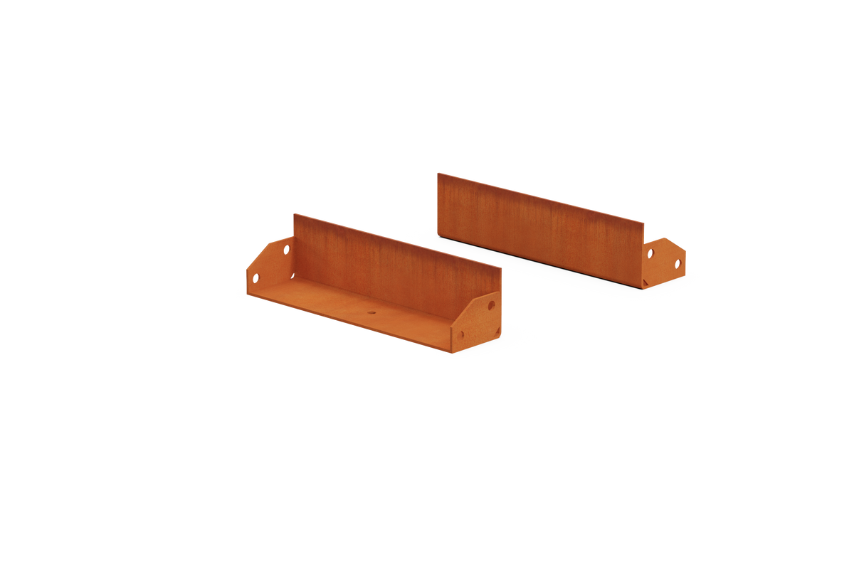 Corten Steel Straight Landscape Edging – 3" H