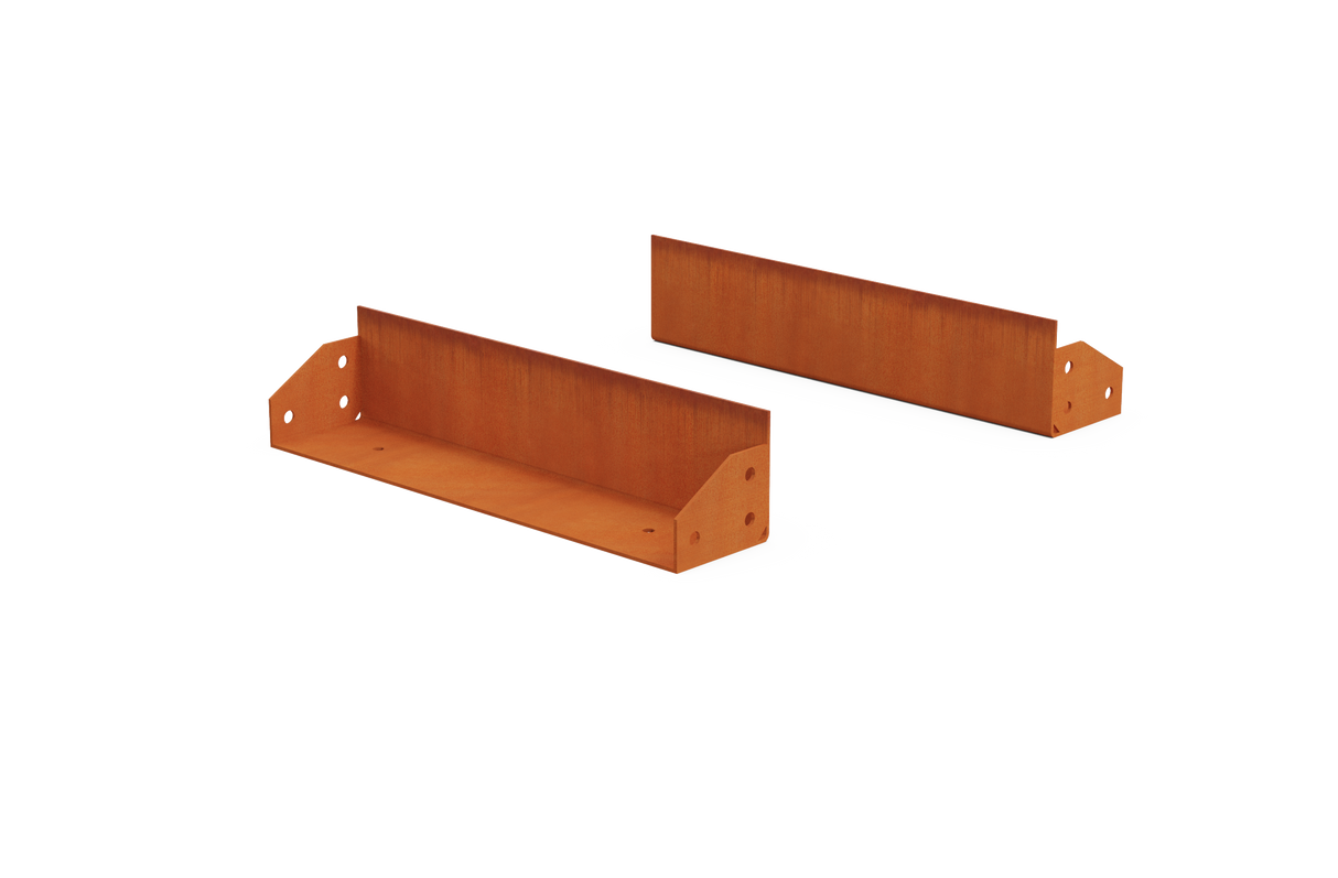 Corten Steel Straight Landscape Edging – 4" H