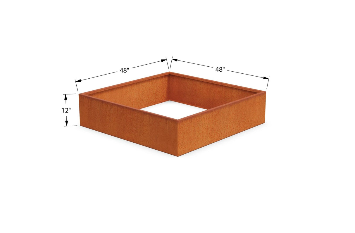 Corten Steel Planter Bed - Plantercraft