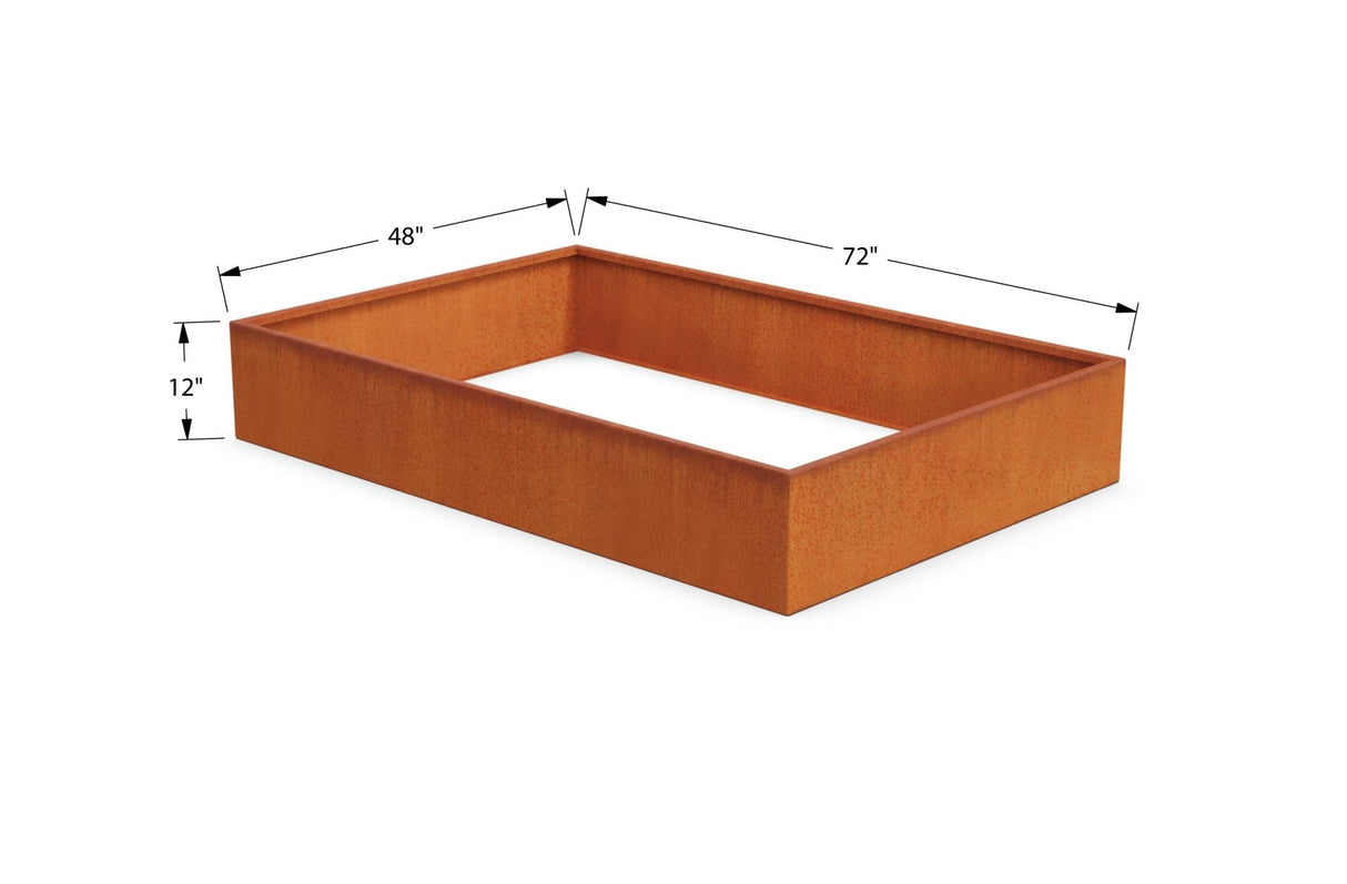 Corten Steel Planter Bed - Plantercraft