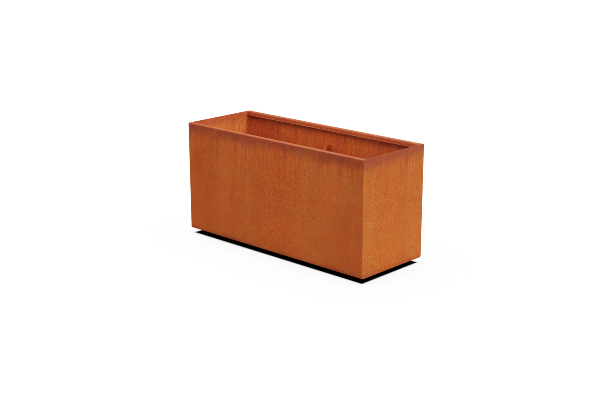 30% OFF Corten Steel Rectangular Planter – 48" x 18" x 24"