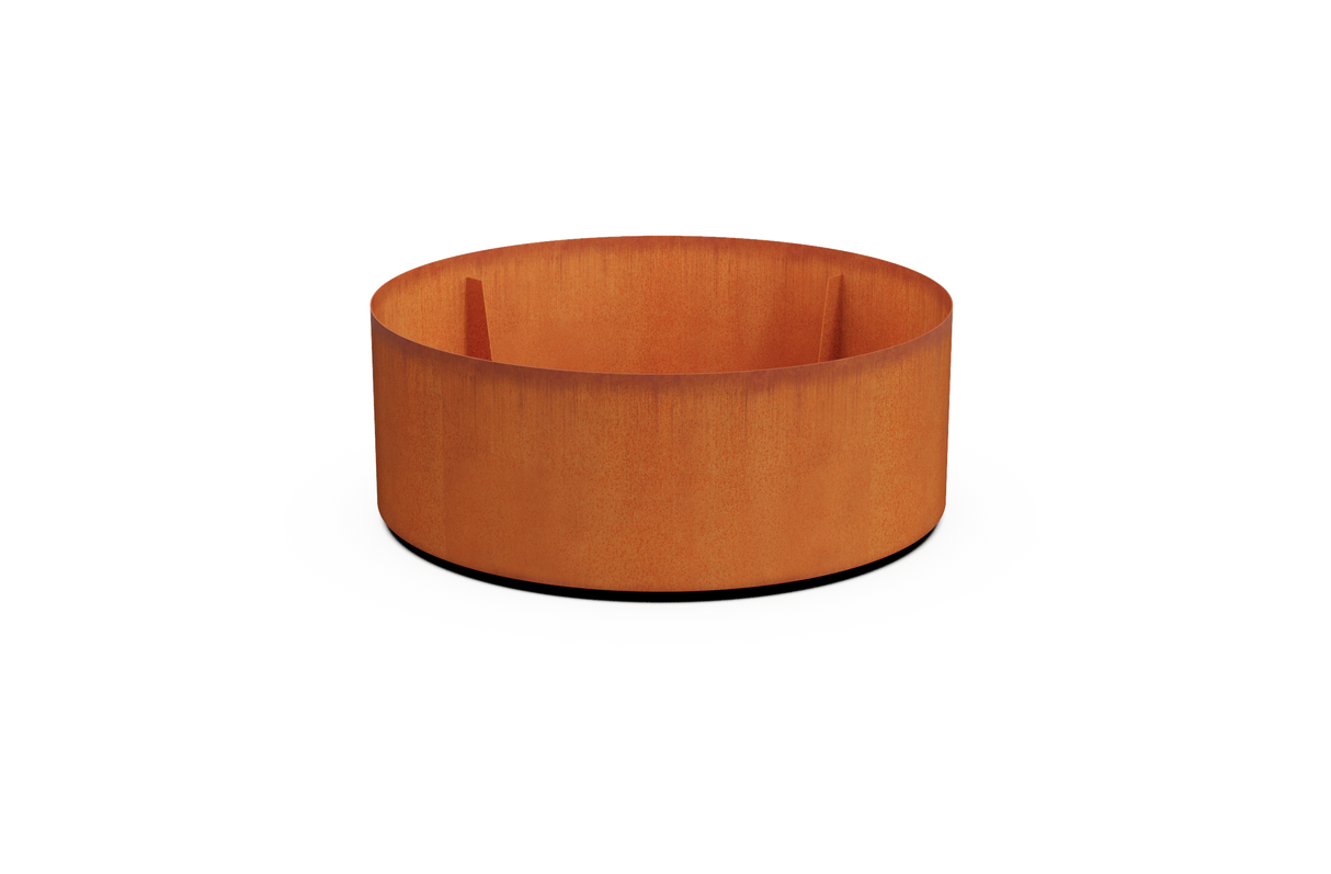 30% OFF Corten Steel Round Planter – 48" x 18"