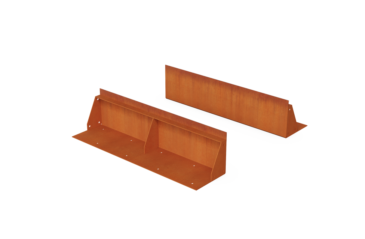 Corten Steel Tall Edging – 12″ H