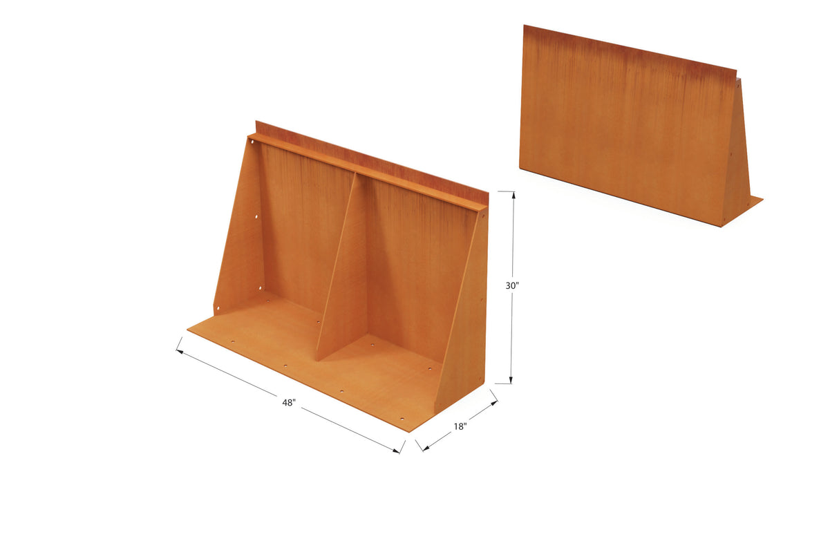 Corten Steel Tall Edging – 30″ H