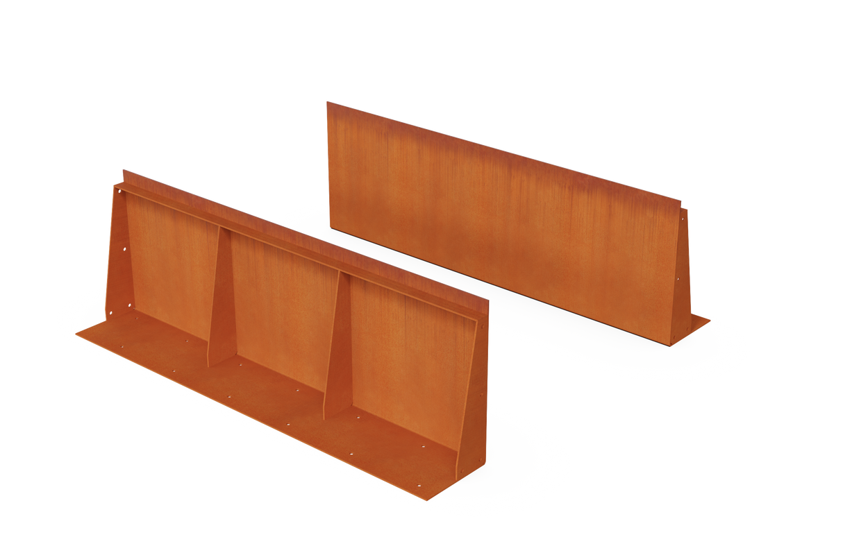 Corten Steel Tall Edging – 24″ H