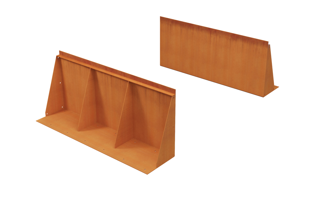 Corten Steel Tall Edging – 30″ H