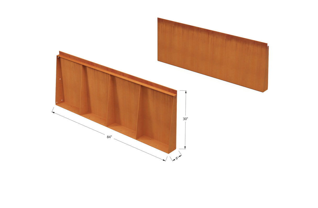 Corten Steel Tall Edging – 30″ H