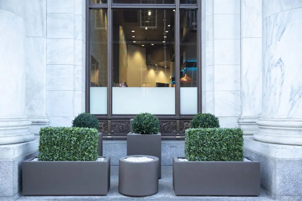 6 Benefits of Accenting Your Home or Business with Aluminum Planters - Plantercraft