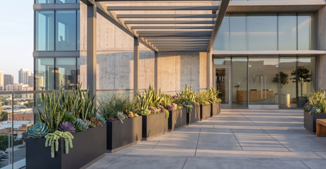 The First 10 Feet: How Planters Shape the Way a Building Feels Before Anyone Walks In