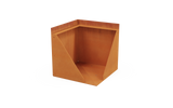 Corten Steel Tall Corner Edging - 12" to 24" H