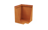 Corten Steel Tall Corner Edging - 30" to 36" H
