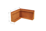 Corten Steel Tall Corner Edging - 12" to 24" H