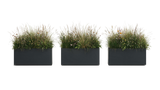 The Patio Trio – Aluminum Rectangular Planters (Set of 3)