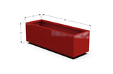 Aluminum Rectangular Outdoor or Indoor Planters - Plantercraft