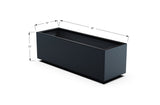 Aluminum Rectangular Outdoor or Indoor Planters - Plantercraft