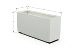 Aluminum Rectangular Outdoor or Indoor Planters - Plantercraft
