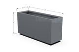 Aluminum Rectangular Outdoor or Indoor Planters - Plantercraft