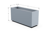Aluminum Rectangular Outdoor or Indoor Planters - Plantercraft