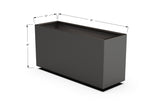 Aluminum Rectangular Outdoor or Indoor Planters - Plantercraft